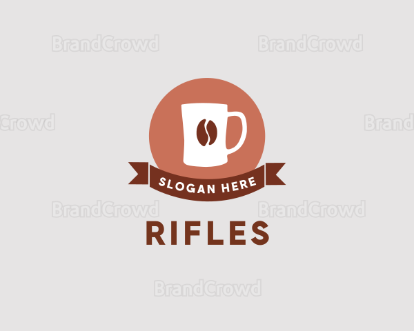 Coffee Mug Banner Logo