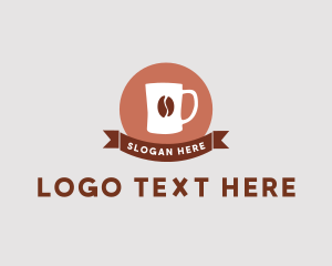 Cappuccino - Coffee Mug Banner logo design