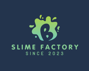 Slime - Liquid Slime Letter B logo design