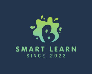 Art School - Liquid Slime Letter B logo design