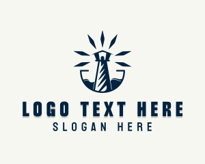 Coastal - Maritime Coastal Lighthouse logo design