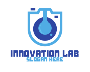 Blue Lab Camera logo design