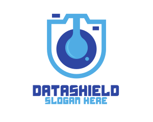 Chemist - Blue Lab Camera logo design