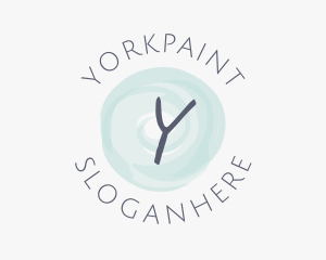 Watercolor Brush Business logo design