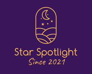 Starry Evening Field  logo design