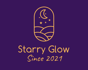 Starry Evening Field  logo design