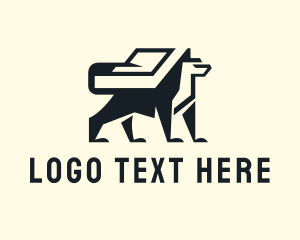 Brand - Dog Canine Animal logo design