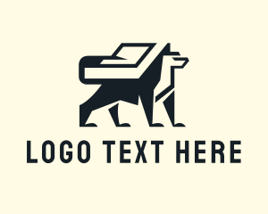 Company - Dog Canine Animal logo design