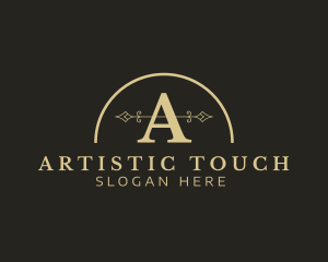 Luxury Arch Lounge logo design