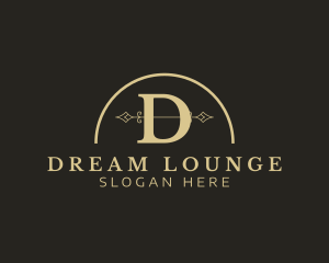 Luxury Arch Lounge logo design