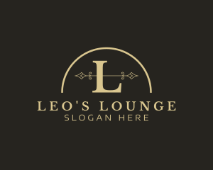 Luxury Arch Lounge logo design