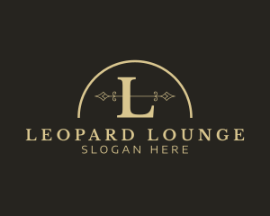 Luxury Arch Lounge logo design