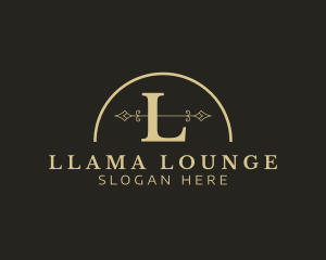 Luxury Arch Lounge logo design