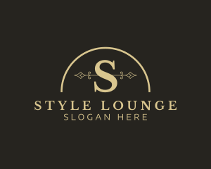 Luxury Arch Lounge logo design