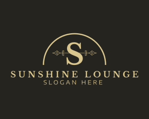 Luxury Arch Lounge logo design