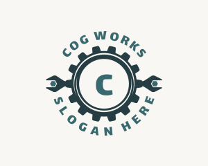 Cog - Gear Cog Wrench logo design