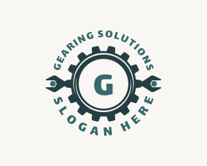 Gear Cog Wrench logo design