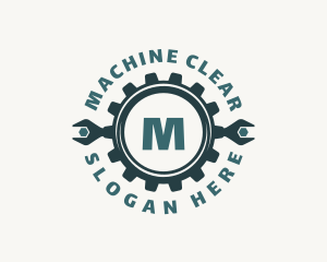Gear Cog Wrench logo design