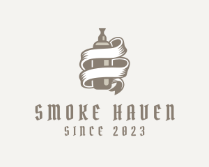 Smoking - Vape Smoking Banner logo design