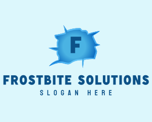 Freeze - Broken Ice Frozen logo design