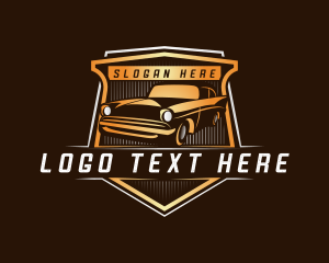 Rental - Premium Vintage Car logo design