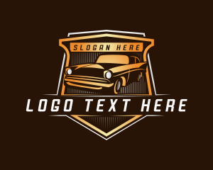 Chauffeur - Premium Vintage Car logo design