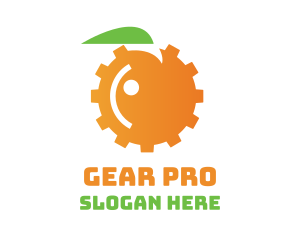 Gear - Orange Engine Gear logo design