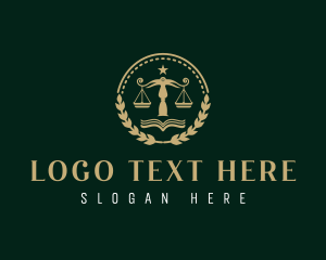 Law - Justice Scale Law logo design