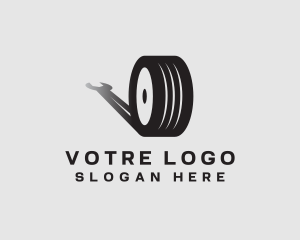 Mechanic Tire Repair Logo