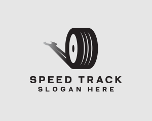 Track - Mechanic Tire Repair logo design