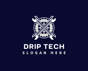 Wrench Chain Repair logo design