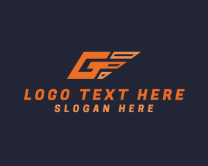 Motorsports - Athletic Wing Letter logo design