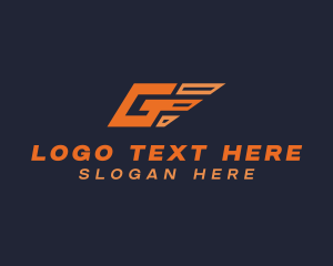 Motorsports - Express Wings Letter G logo design