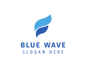 Water Wave Liquid logo design