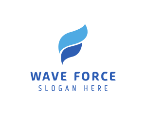 Water Wave Liquid logo design