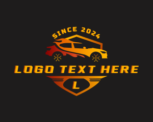 Driving - Auto Garage Mechanic logo design