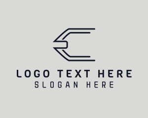 It - IT Programming Letter C logo design