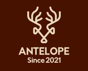 Wild Deer Antlers logo design