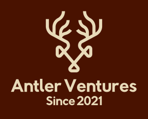 Wild Deer Antlers logo design