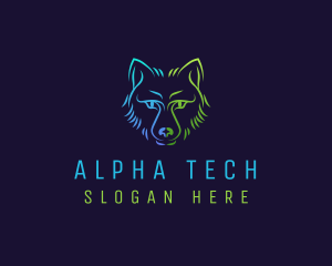 Alpha - Wolf Streaming Esports logo design