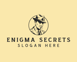 Detective Man Investigator logo design