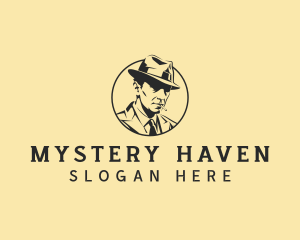 Detective Man Investigator logo design