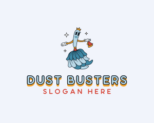 Duster - Clean Sanitation Duster logo design