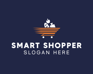 Shopper - Fast Cart Grocery logo design