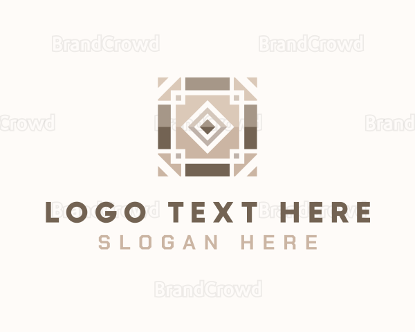Floor Tiling Pattern Logo