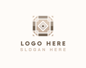 Construction - Floor Tiling Pattern logo design