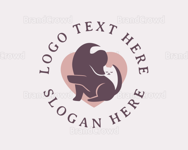 Pet Dog Cat Logo