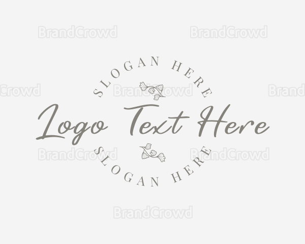 Feminine Cursive Wordmark Logo