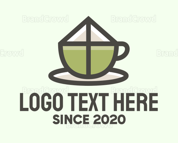 Homemade Hot Tea Drink Logo