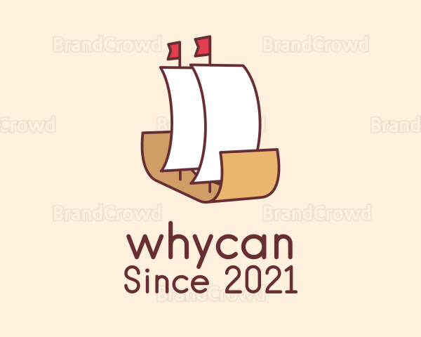 Paper Boat Travel Logo